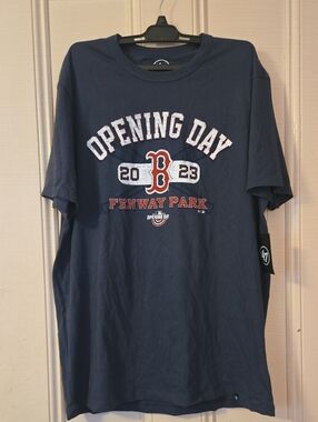47 Brand Navy T‑shirt with Red & White Fenway Graphic